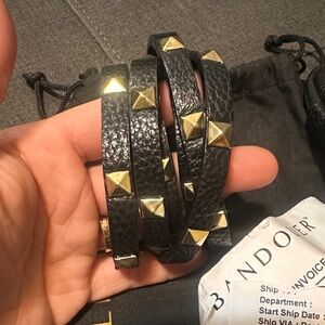 Bandolier Black Textured Crossbody strap only